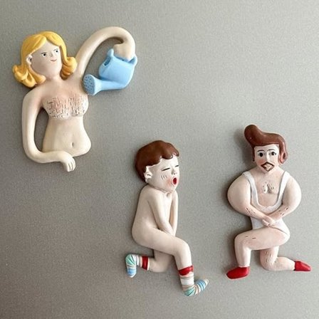 Kjøleskapsmagneter, Søte magneter for kjøleskap, kontorskap, hvit