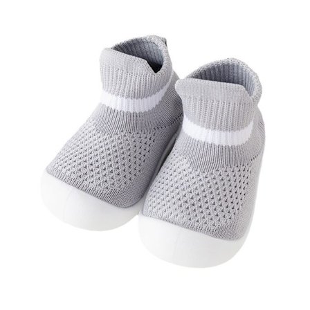(Størrelse M) Babysko Babysokker Baby Småbørnssko Baby Anti-slip Åndbare Hjemmesko Blød Gummisål Baby Drenge og Piger Slip-on