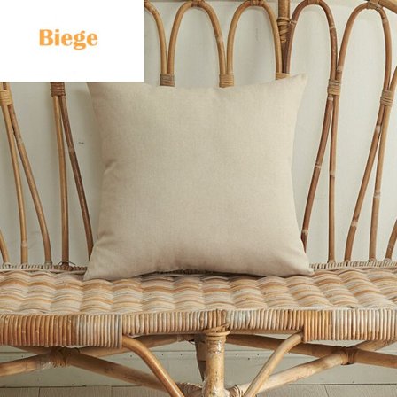 Solid vandtæt pudebetræk Enkel ren farve farvet polyester pudebetræk Vandtæt dekorativ pudebetræk til sofa