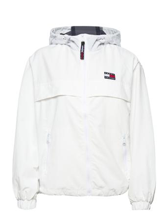 Tjw Chicago Windbreaker Outerwear Jackets Windbreakers Vit Tommy Jeans