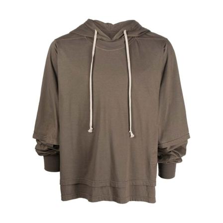 Rick Owens Hoodies , Grijs , Heren , Maat: L