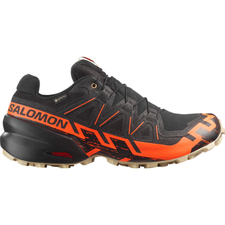 Salomon - Trailrunning-Schuhe Speedcross 6 Gtx - Black / Shocking Orange - 45⅓