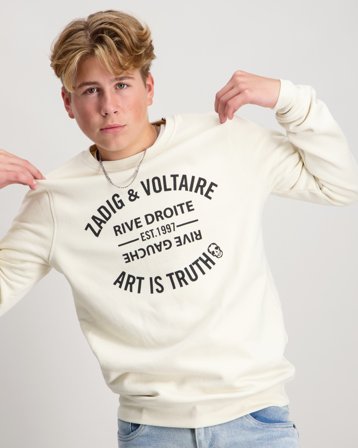 Zadig&Voltaire SWEATSHIRT Beige Pulls Garçon - Kids Brand Store