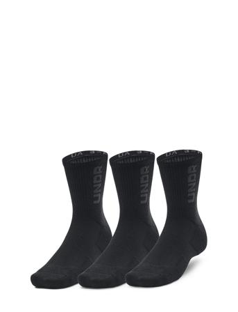 Ua 3-Maker 3Pk Mid-Crew Black Under Armour