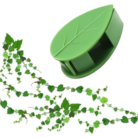 50 Planteklips Vægmonterede Klatreplanteholdere Vinstokholdere og Ledninger til Væghængning Bladformede Planteholdere til Dekoration og Organisation