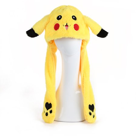 Gosedjur tecknad ljus Pikachu kreativ blixt skakhatt n