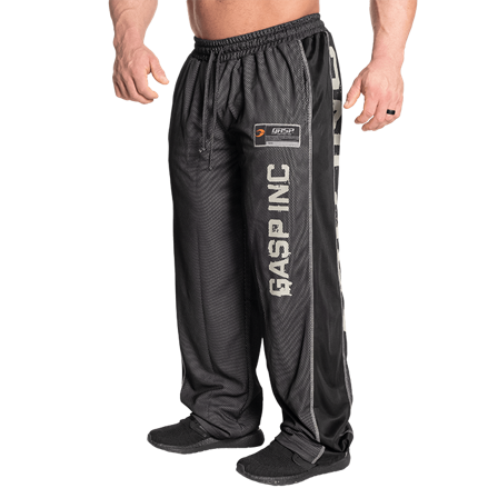 GASP No 1 Mesh Pants Short Length, Black