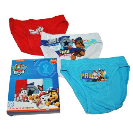 3 Par Kalsonger Paw Patrol Multicolor 6/8 År Ca 116/128 Cl