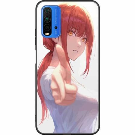 Xiaomi Redmi Note 9 4g Svart Skal Makima Chainsaw Man