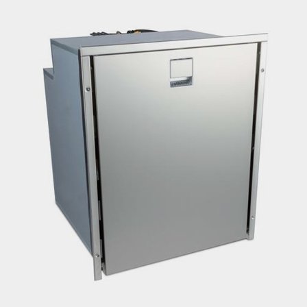Kylskåp med kompressor Isotherm Drawer DR85 Inox, 12V / 24V, utdragbar låda, 85 liter (varav 6 liter frysfack), mörksilver frontpanel + monteringsra