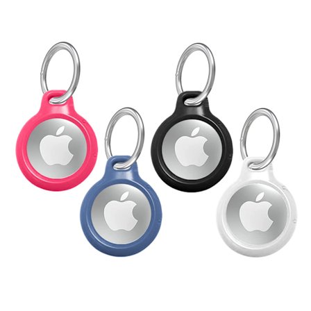 4 kpl vedenpitäviä nestemäisen silikonin suojakoteloita Apple Airtagille