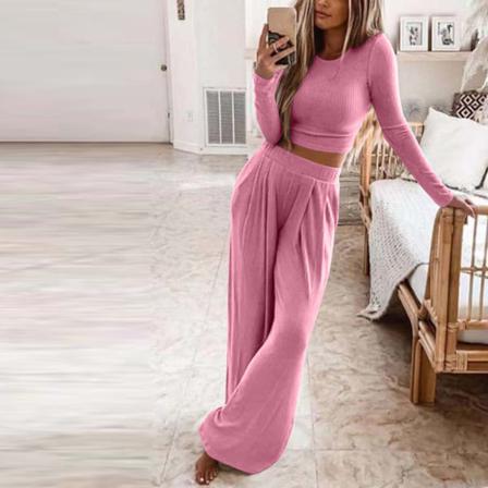 Solid Kvinnor Habwak House Dress Normal Sound Summits Two Pieces
