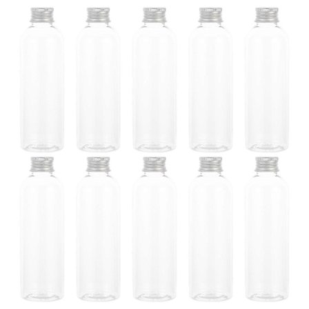 10 st Hushållsjuiceflaskor, multifunktionella plastflaskor, praktiska tomma flaskor