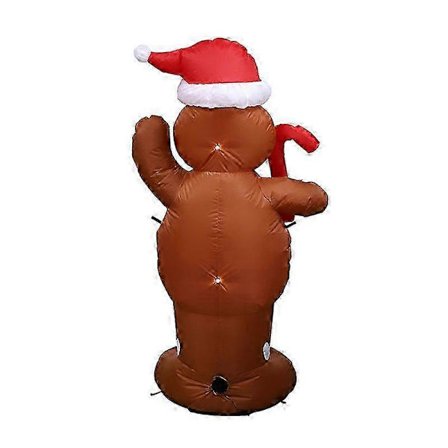 Inflatable Christmas Santa Gingerbread Man Snowman LED Decoration Outdoor Home Decor