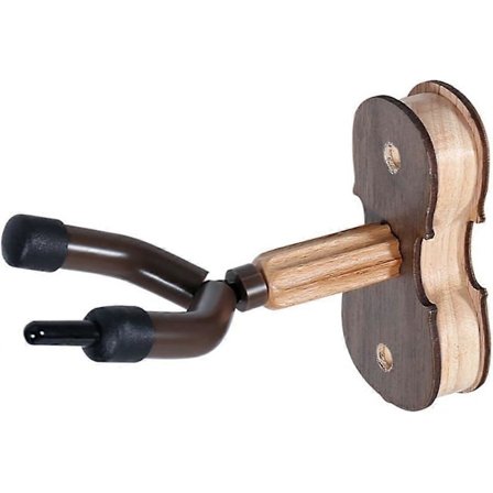 vægmontering til violin i hårdttræ, violinophæng til væg, violinreol til hjemmet og studiet