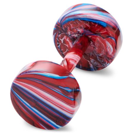 Satago | 6 mm Multicoloured Stainless Steel Faux Plug Stud Earring for Men - Stud earrings