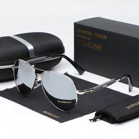 DUBSONE 2021 Nya Trend Kvalitets Solglasögon för Män i Titanlegering Polariserade Solglasögon Kvinnor Pilot Spegel Glasögon Oculos de sol