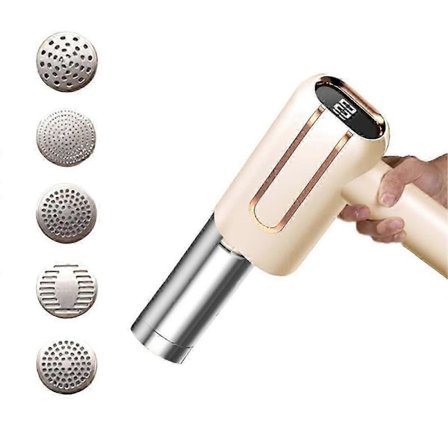 Håndholdt Elektrisk Nudelmaskin 5-i-1 Trådløs Nudelmaskin Med Batterinivåvisning Automatisk Nudel