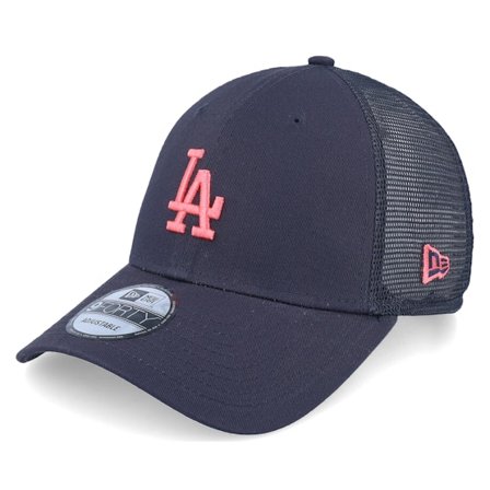 New Era - MLB Blauw trucker Cap - Los Angeles Dodgers Homefield 9FORTY Navy Trucker @ Hatstore