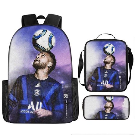 Messi koulukassit, reppu, kynäkotelo, olkalaukku, kolmen osan setti