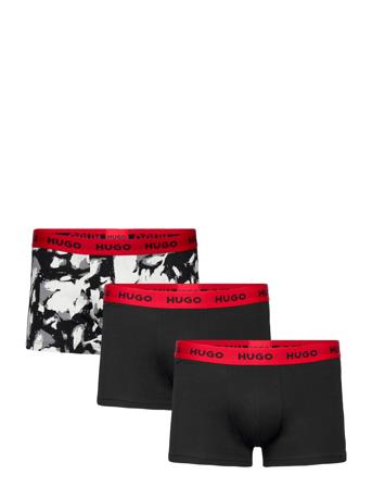 Trunk Triplet Design Boksershorts Svart HUGO*Betinget Tilbud