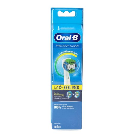 Oral-B Precision Clean Børstehoveder 10 stk, Medicin & Pleje, Tandbørster, Børstehoveder