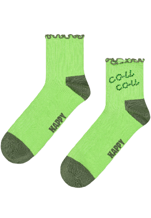 Happy Socks Cou Mini Crew Sock Sockor Unisex Grön 36-40