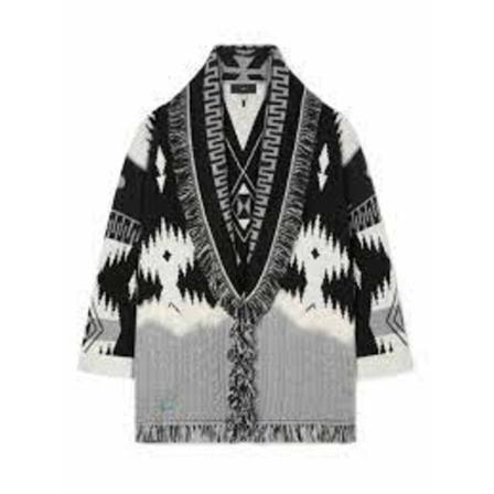Alanui, Cardigans Zwart, Dames, Maat:M