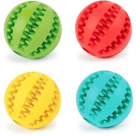 Godbitdispenser Hundeleke Ball Interaktive Hundeleker Mot Kjedsomhet, 4stk