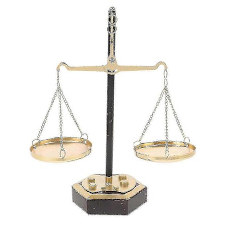 Metall Våg Bordsdekoration Bords Libra Våg Dekor Metall Centerpiece Våg