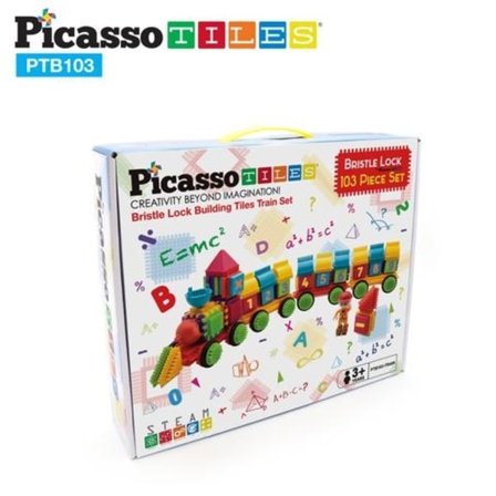 Picasso-Fliser børsteblokke 103 stykker, tog