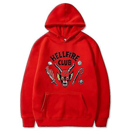 Stranger Things anime zip-up hoodie långärmad avslappnad oversized sweatshirt