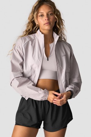 ICANIWILL - Mirage Cropped Jacket Wmn Light Dusty Purple - Damer - Træningstøj fra ICIW