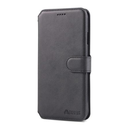 iPhone X/XS - Elegant Robust Plånboksfodral Svart