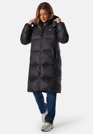 Calvin Klein Jeans - Down Long Puffer - BEH Ck Black - Kläder - - Bubbleroom Parajumper
