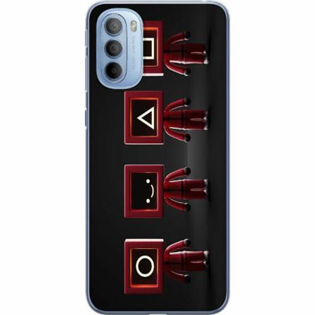 Motorola Moto G31 Genomskinligt Skal Squid Game