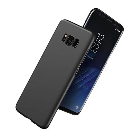 Samsung Galaxy S8 - Beskyttende Robust Silikoneskal Svart