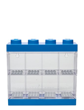Lego Minifigure Display Case 8 Blue LEGO STORAGE