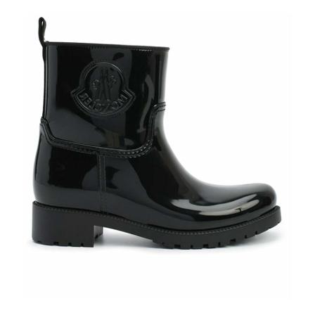 Moncler, Rain Boots Czarny, Kobieta, Rozmiar: 38 EU