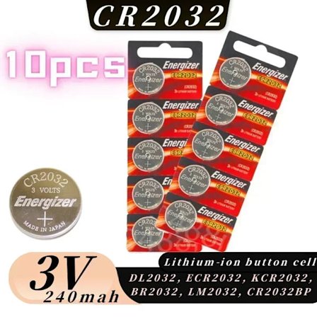 UUSI 5-100 kpl CR2032 cr 2032 DL2032 BR2032 5004LC Akku 3V Lithium Paristo nappiparisto auton avainkelloon, leluihin, kelloparistoihin