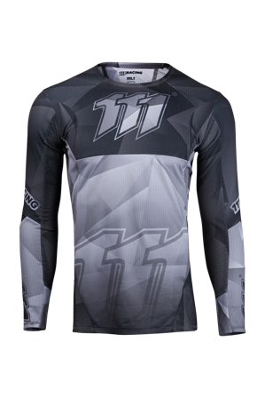 Maglia Cross 111Racing 111.1 Razor Grigio Thunder L