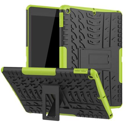 Ipad 10.2 2019/2020/2021 Skal Rugged Kickstand Armor Grön Green Grön