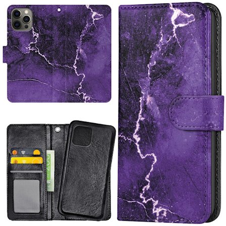 iPhone 15 Pro - Plånboksfodral/Skal Marmor