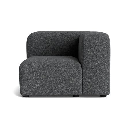 Milo hjørnemodul, højrevendt - Puente Grå/Blå - 100x100x72 - Sofa