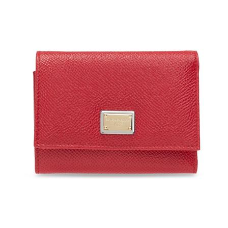 Dolce & Gabbana Plånbok with logo röd, Dam Plånböcker, Dam, Storlek: ONE SIZE