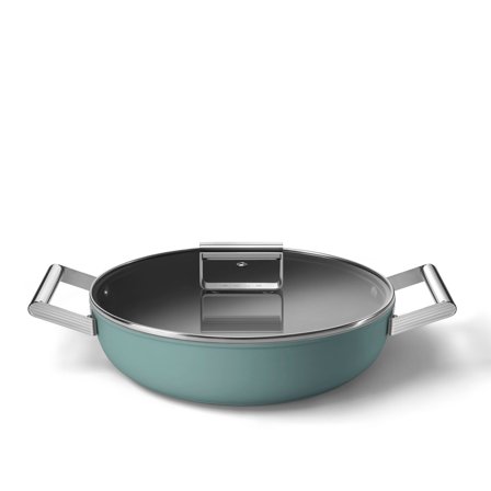 Smeg Paistokasari 28 cm, emerald green