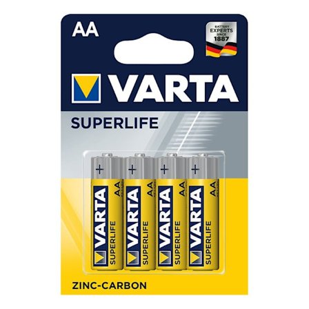 Varta Superlife batterier AA 4 stycken i blister