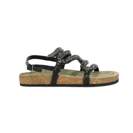 Strategia, Snake sandal Czarny, Kobieta, Rozmiar: 36 EU