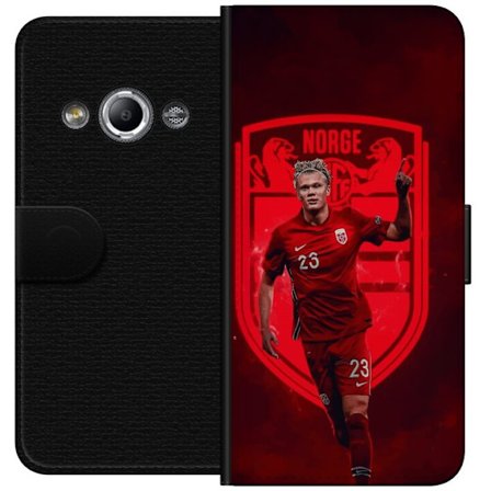 Kompatibel Tegnebogsetui til Samsung Galaxy Xcover 3 Erling Haaland Manchester City Norge fodbold målmaskine angriber stærk fysik hastighed og klini