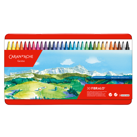 Caran d'Ache Fibralo Filzstifte 30er-Set